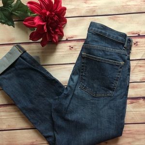 NWT EVERLANE High Waist Straight Dark Wash Jeans